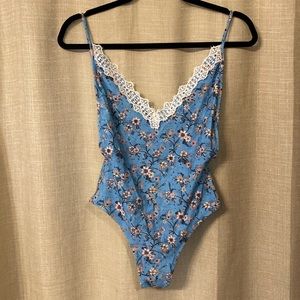 Topshop floral swimsuit